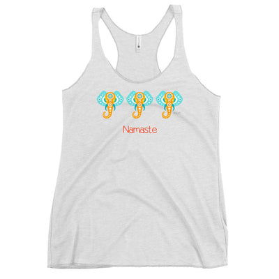 Three Elephants Namaste Racerback Tank Top