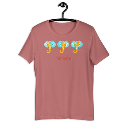 Three Elephants Namaste Shirt