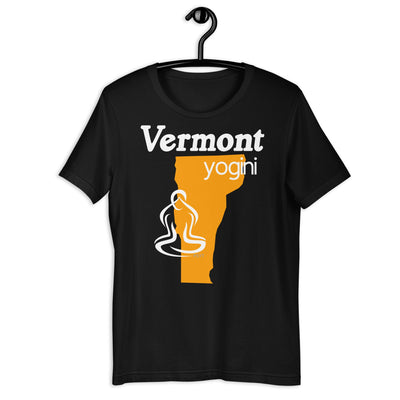 Vermont Map Yogini Dark Shirt