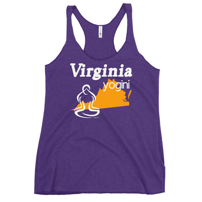 Virginia Map Yogini Dark Color Tank Top