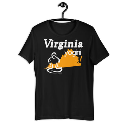 Virginia Map Yogini Dark Shirt