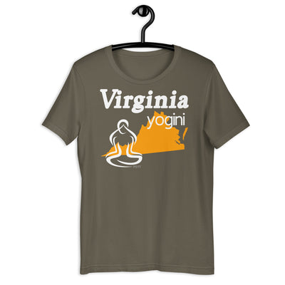 Virginia Map Yogini Dark Shirt