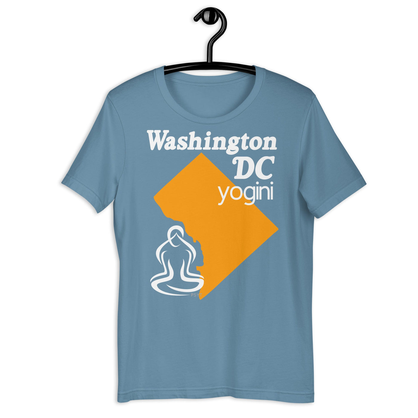 Washington DC Map Yogini Dark Shirt