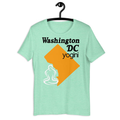 Washington DC Map Yogini Light Shirt