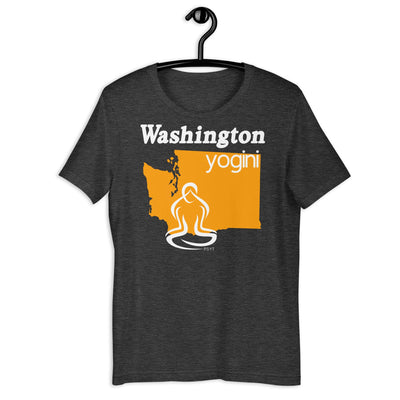 Washington Map Yogini Dark Shirt