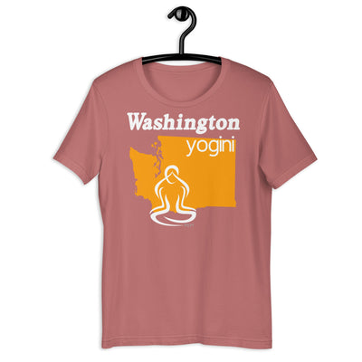 Washington Map Yogini Dark Shirt