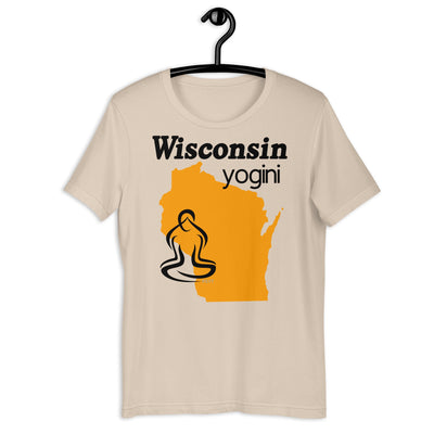 Wisconsin Map Yogini Light Shirt