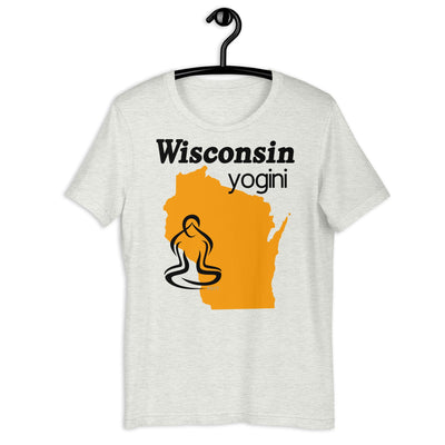 Wisconsin Map Yogini Light Shirt