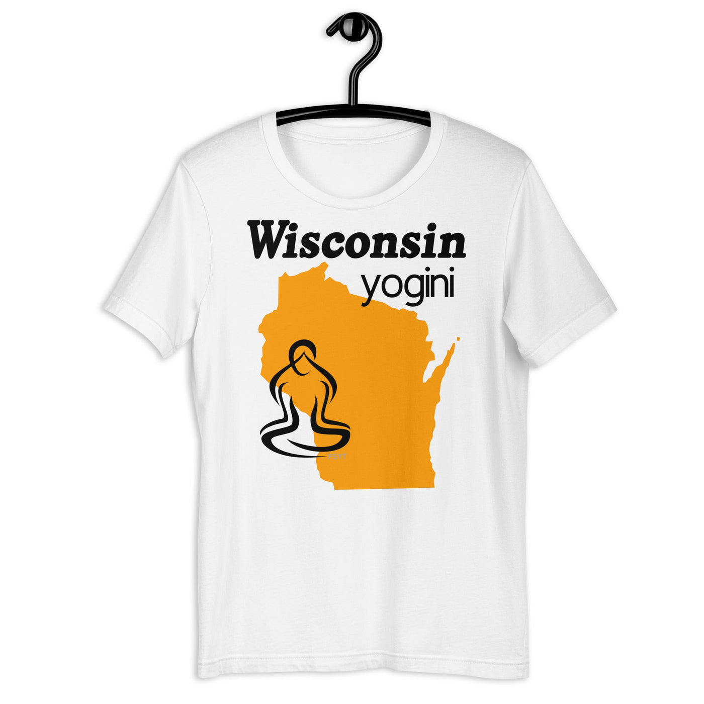 Wisconsin Map Yogini Light Shirt