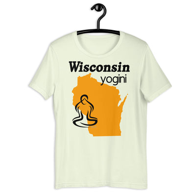 Wisconsin Map Yogini Light Shirt