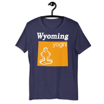 Wyoming Map Yogini Dark Shirt