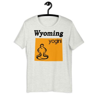 Wyoming Map Yogini Light Shirt