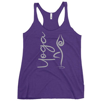 Yoga Inspiration Tree Pose Racerback Tank Top