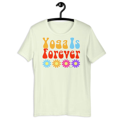 Yoga Is Forever Retro Groovy Shirt