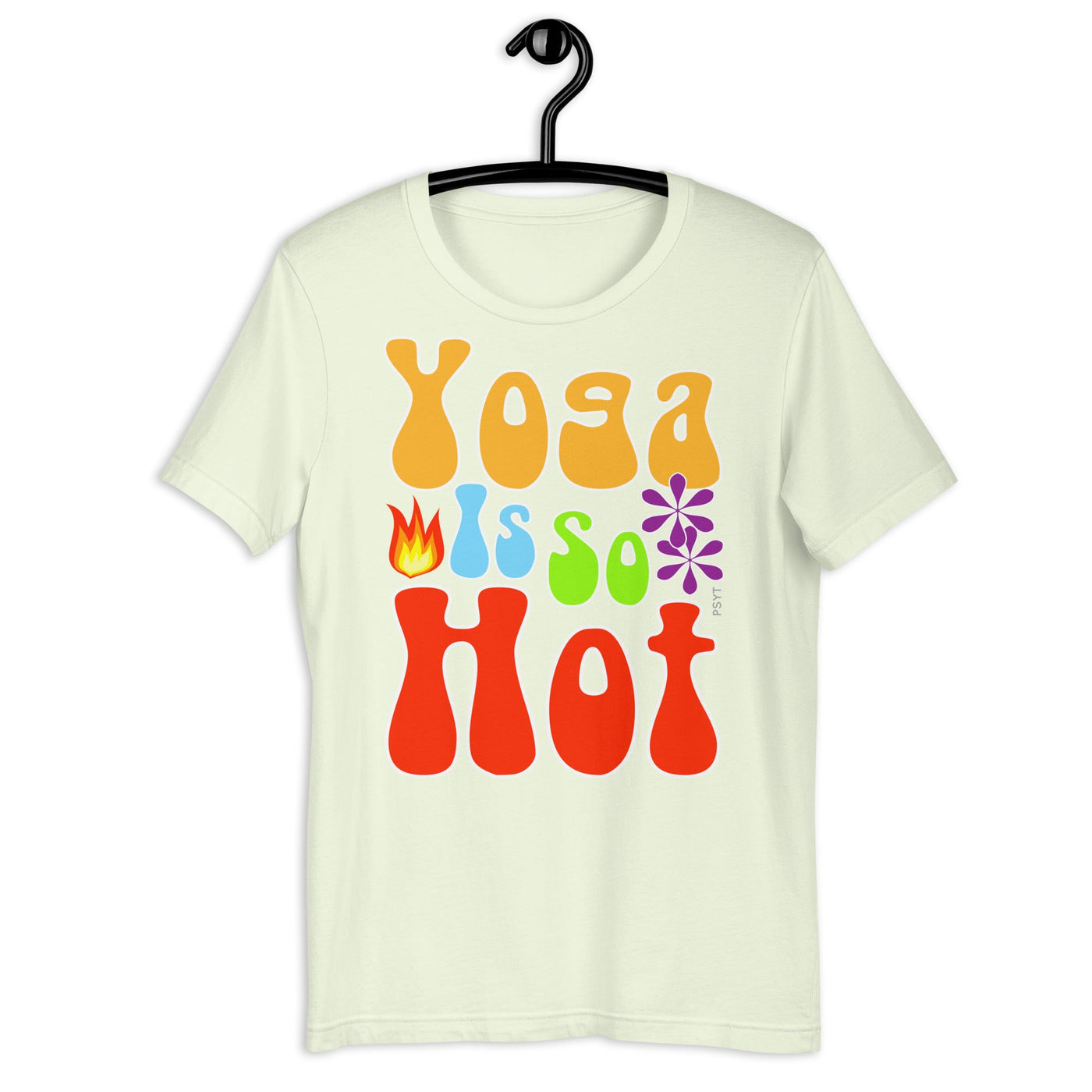 Yoga Is So Hot Retro Groovy Shirt