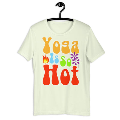 Yoga Is So Hot Retro Groovy Shirt