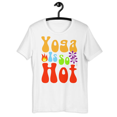 Yoga Is So Hot Retro Groovy Shirt