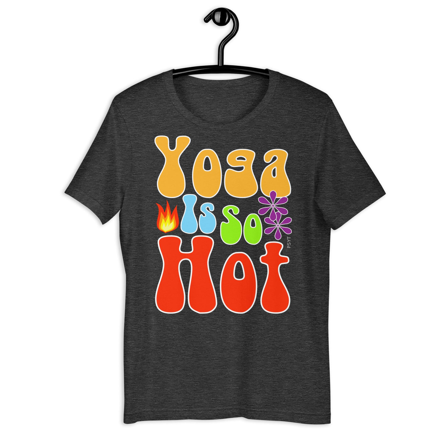 Yoga Is So Hot Retro Groovy Shirt