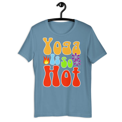 Yoga Is So Hot Retro Groovy Shirt