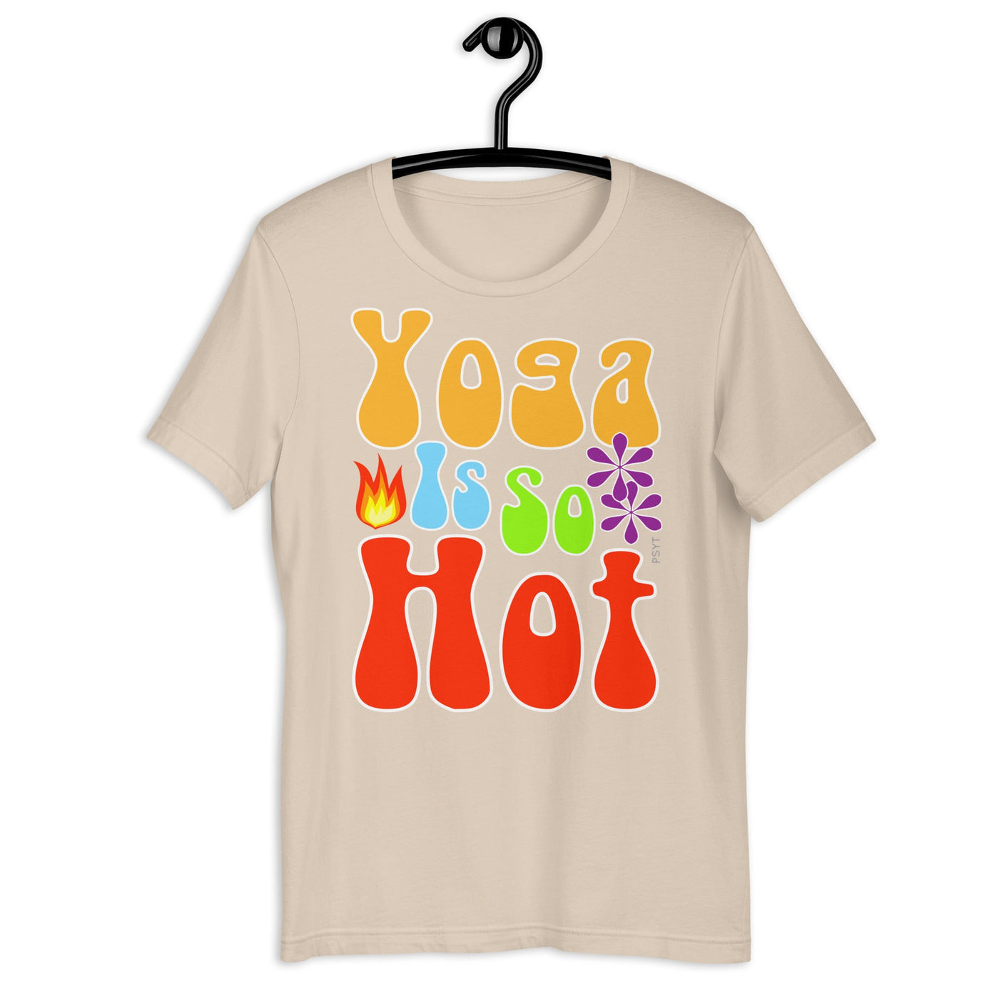 Yoga Is So Hot Retro Groovy Shirt