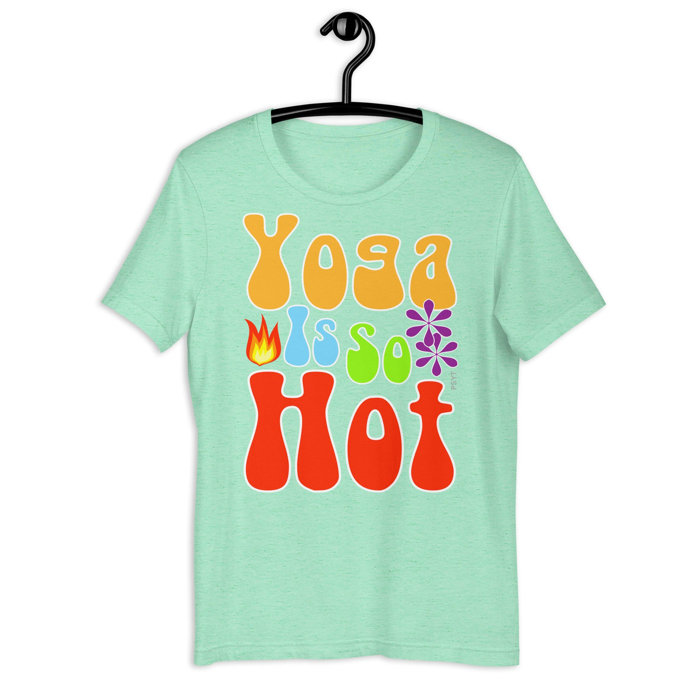 Yoga Is So Hot Retro Groovy Shirt