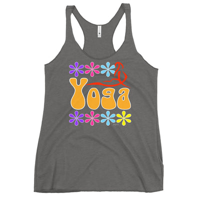 Yoga Retro Groovy Racerback Tank Top