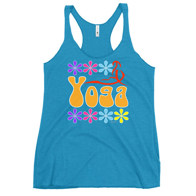 Yoga Retro Groovy Racerback Tank Top