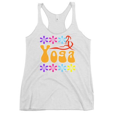 Yoga Retro Groovy Racerback Tank Top