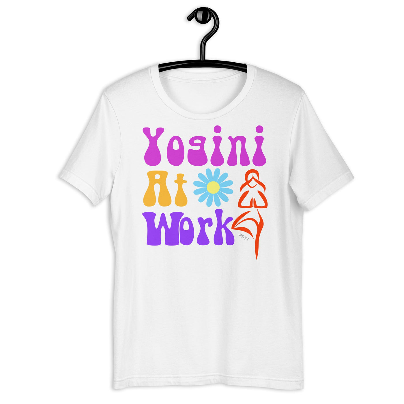 Yogini At Work Retro Groovy Shirt