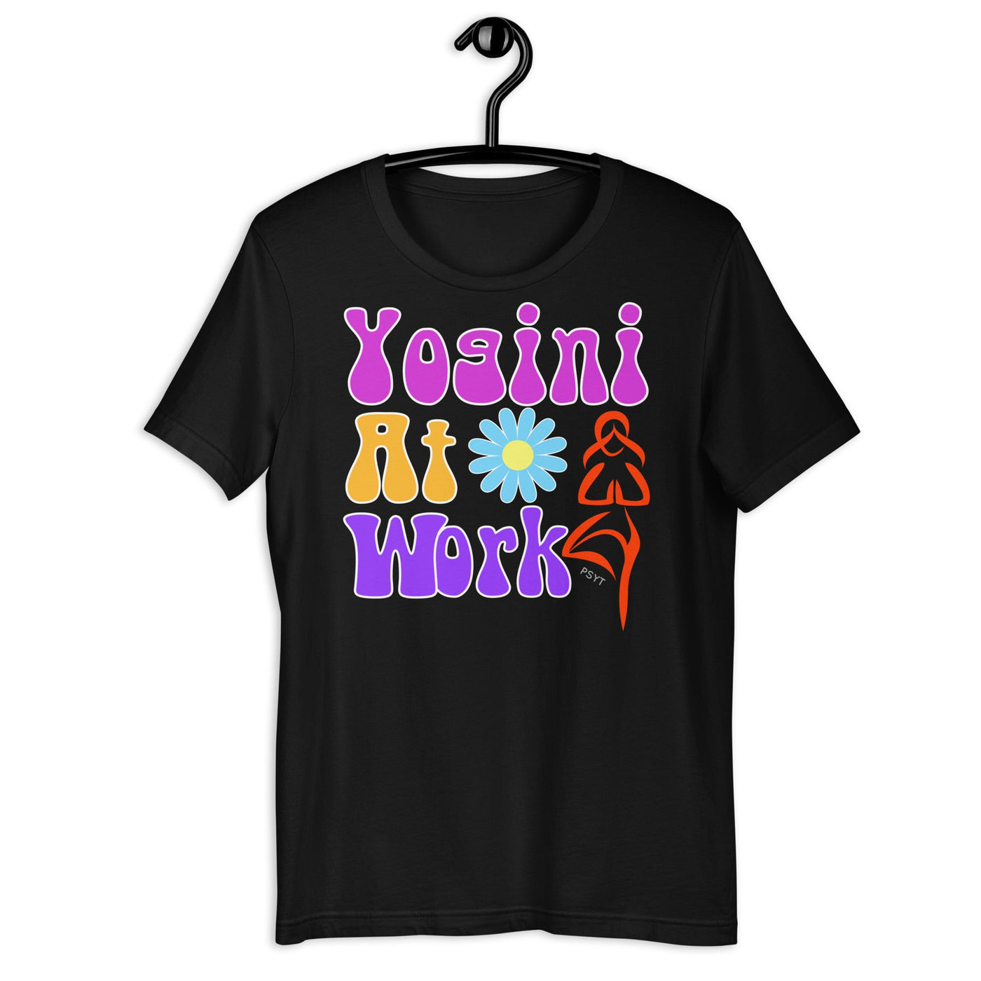 Yogini At Work Retro Groovy Shirt