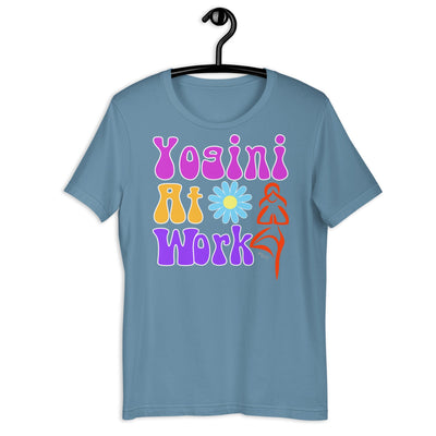 Yogini At Work Retro Groovy Shirt