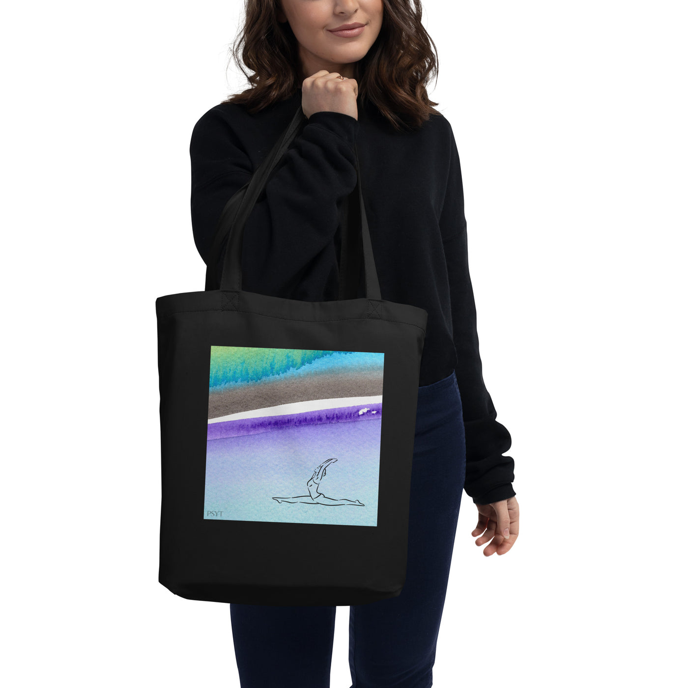 Zen Watercolor 26 Organic Tote Bag