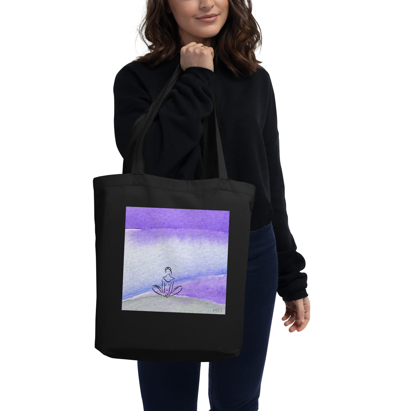 Zen Watercolor 22 Organic Tote Bag