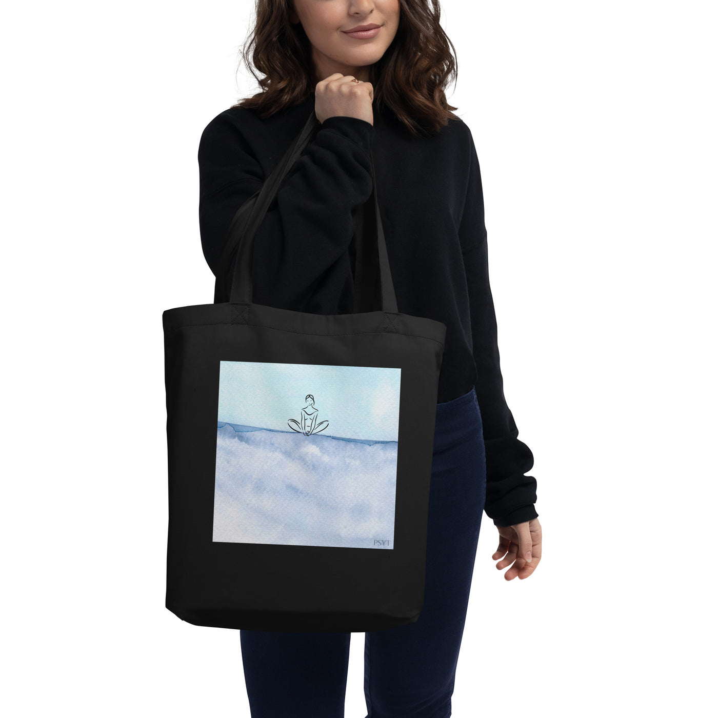 Zen Watercolor 12 Organic Tote Bag