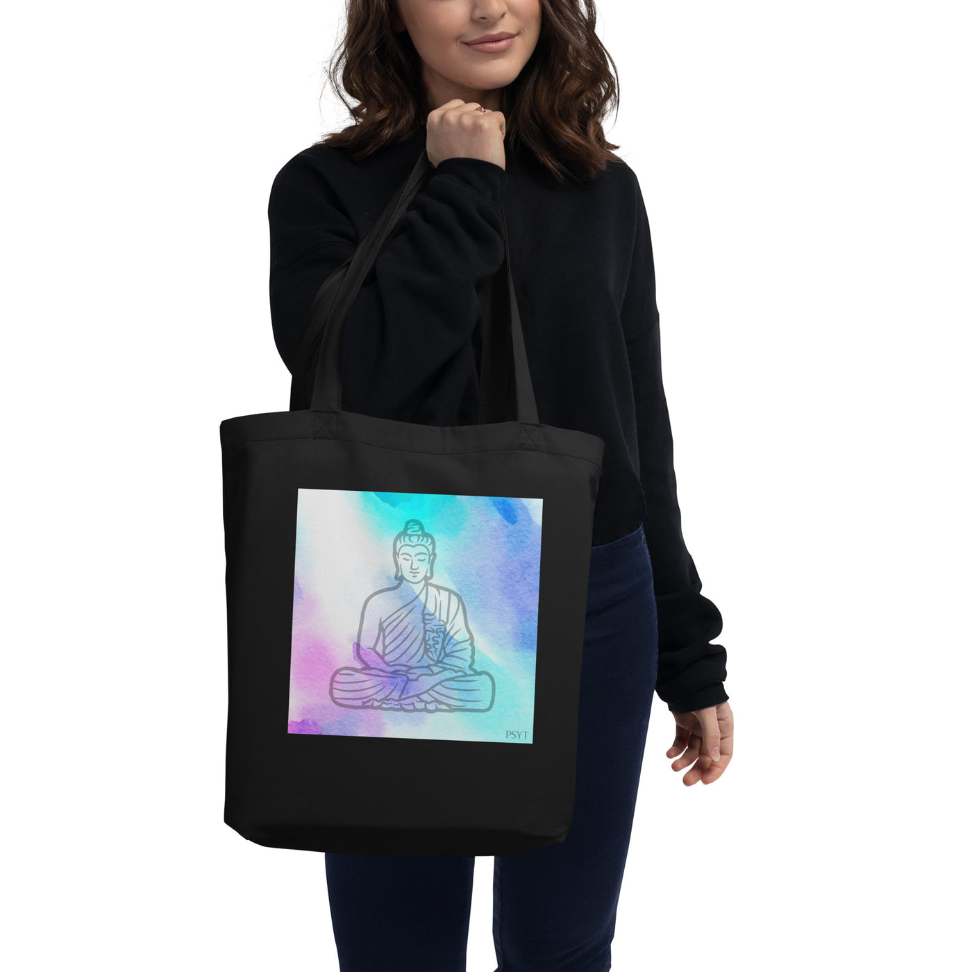 Watercolor Buddha 2 Organic Tote Bag