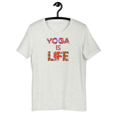 Yoga Is Life Mandala Word Shirt