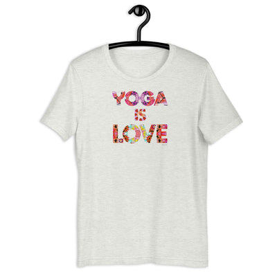 Yoga Is Love Mandala Word Shirt