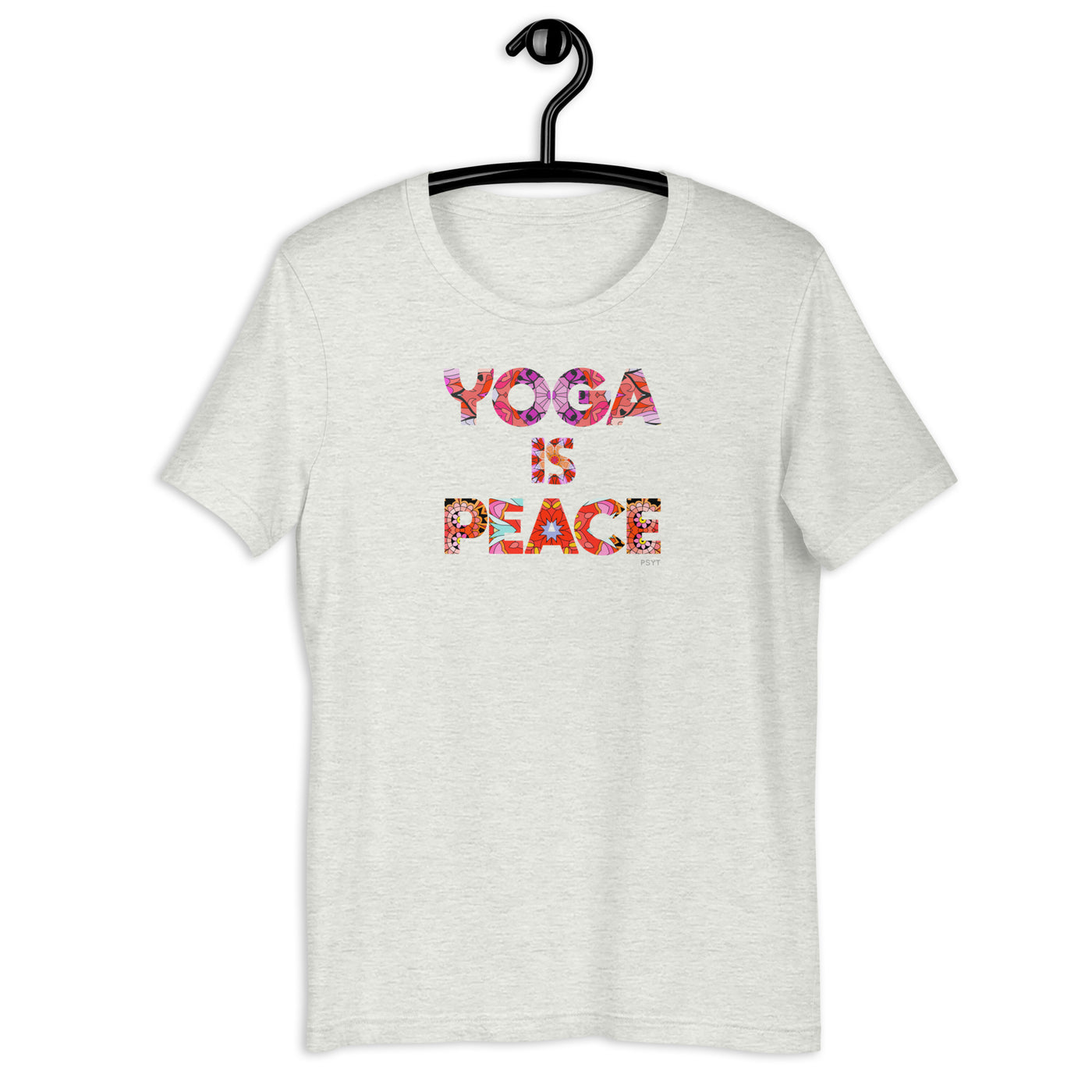 Yoga Is Peace Mandala Word Shirt