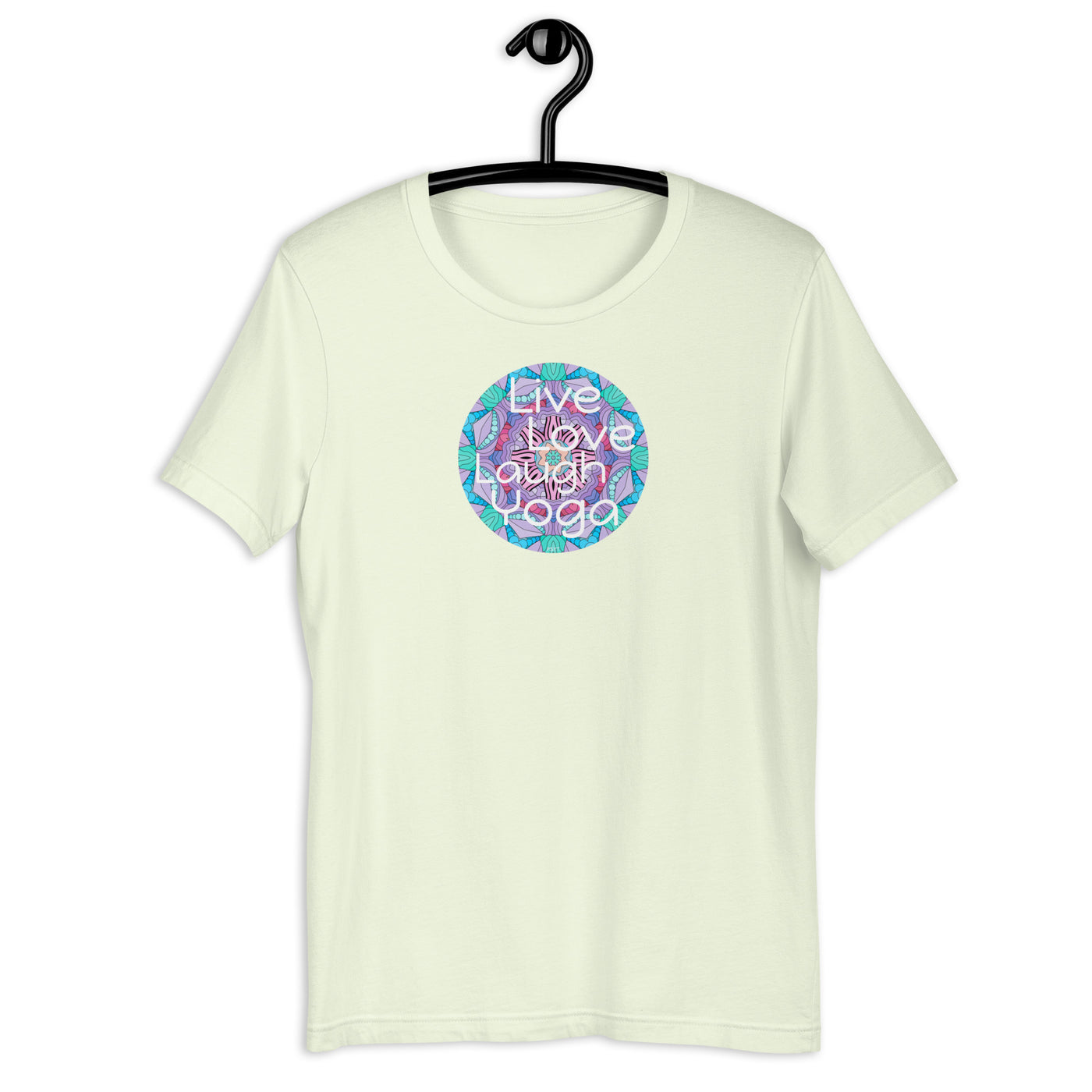 Live Love Laugh Yoga Mandala Shirt