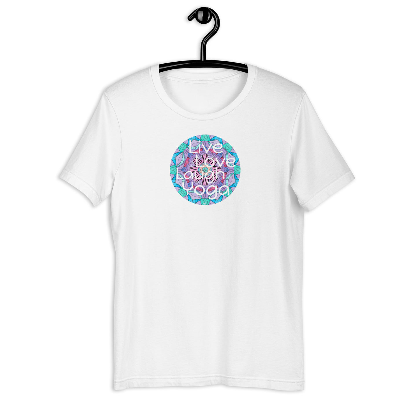 Live Love Laugh Yoga Mandala Shirt