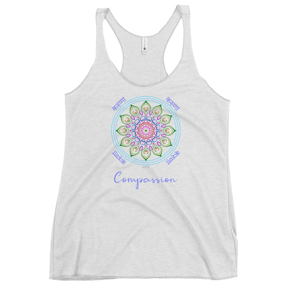 Compassion Inspiration Mandala Tank Top