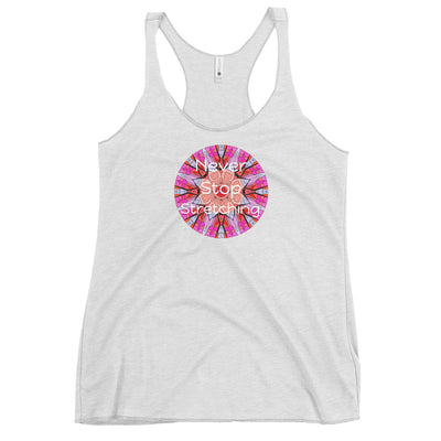 Never Stop Stretching Mandala Tank Top