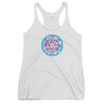 Live Love Laugh Yoga Mandala Tank Top