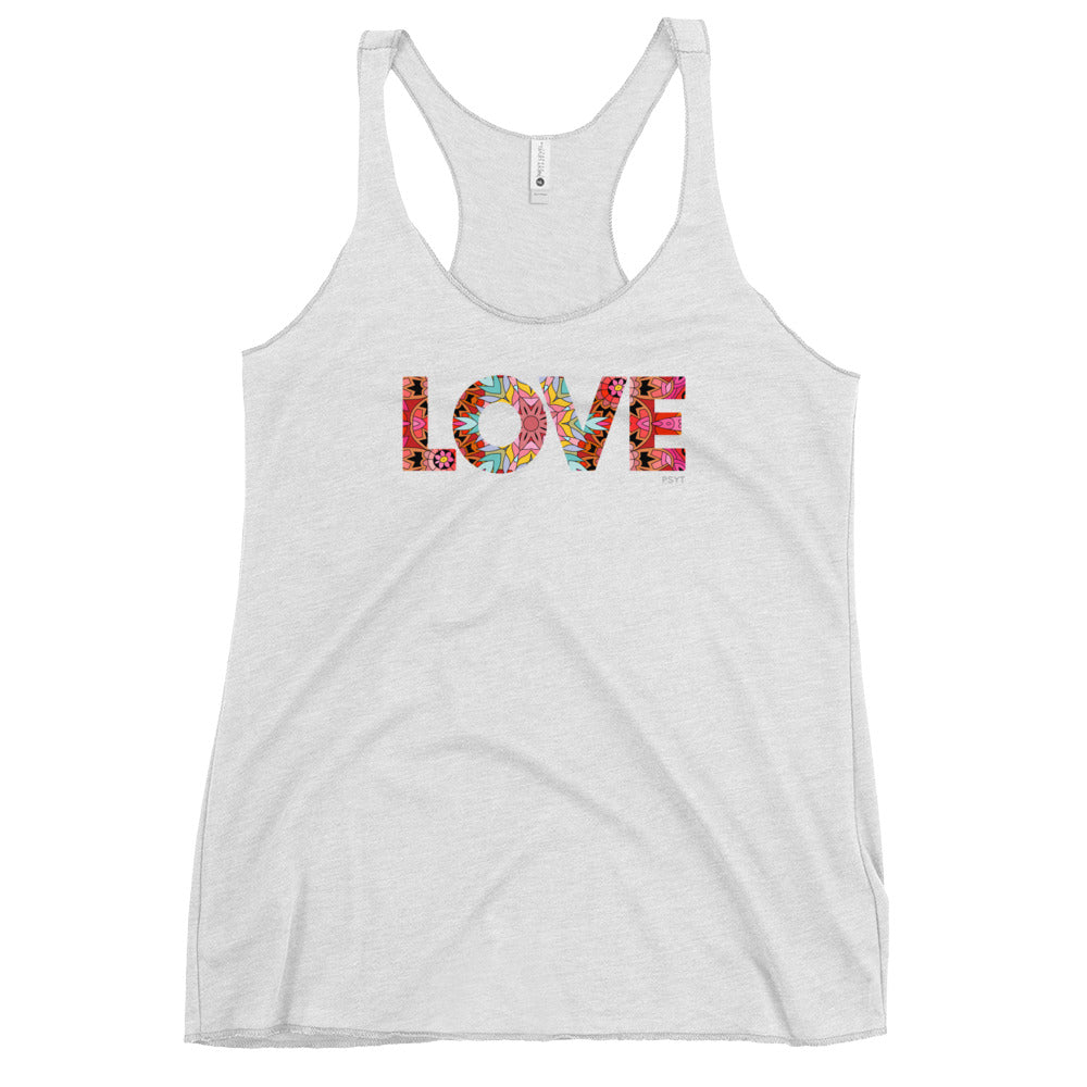 Love Mandala Word Tank Top