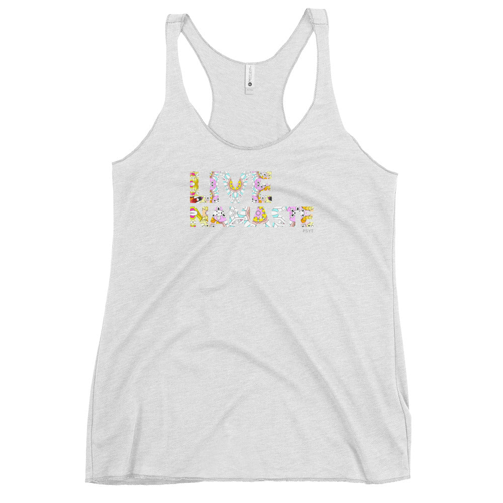 Live Namaste Mandala Word Tank Top