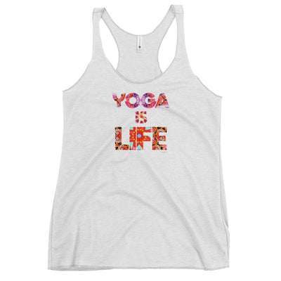 Yoga Is Life Mandala Word Tank Top