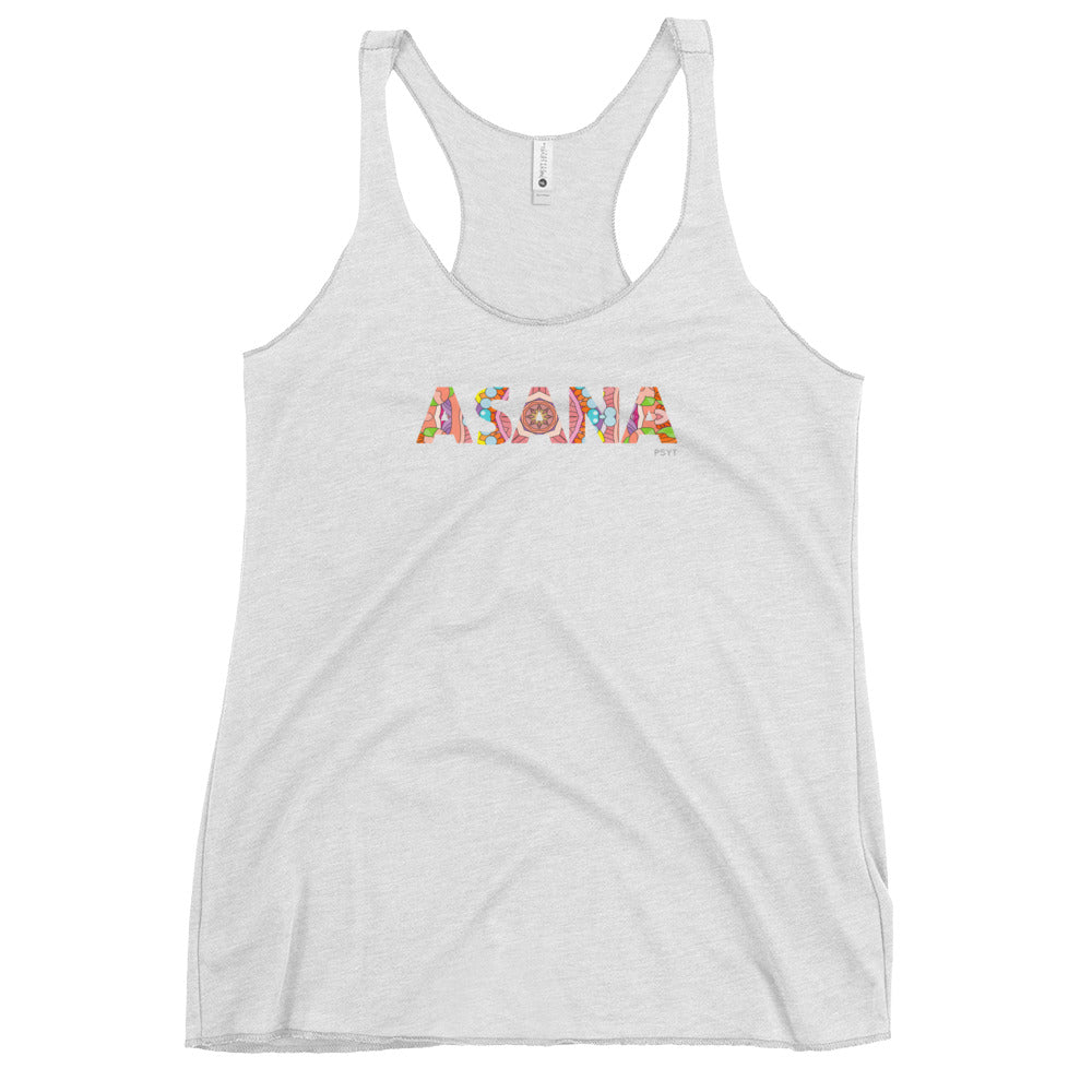 Asana Mandala Word Tank Top