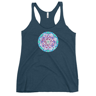 Live Love Laugh Yoga Mandala Tank Top