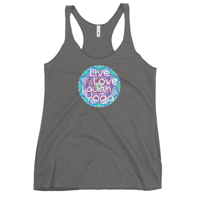 Live Love Laugh Yoga Mandala Tank Top