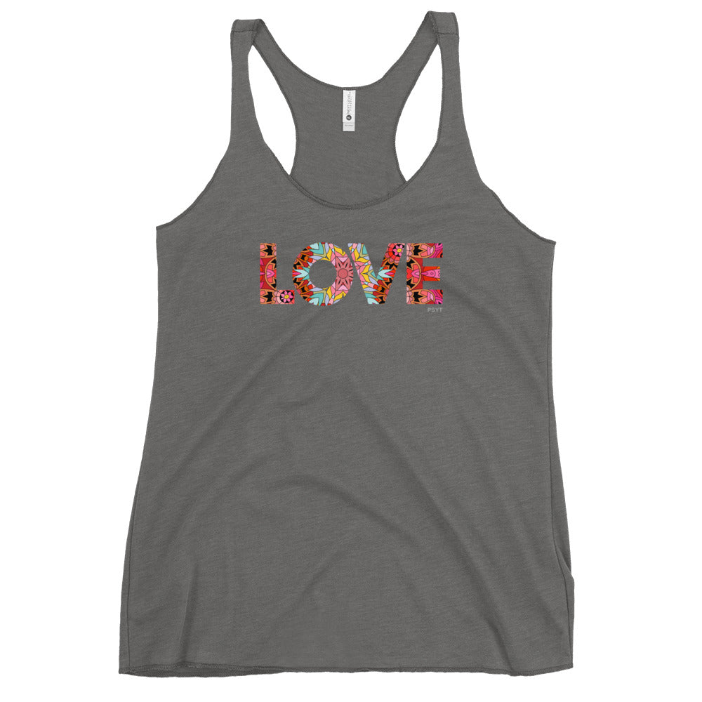 Love Mandala Word Tank Top